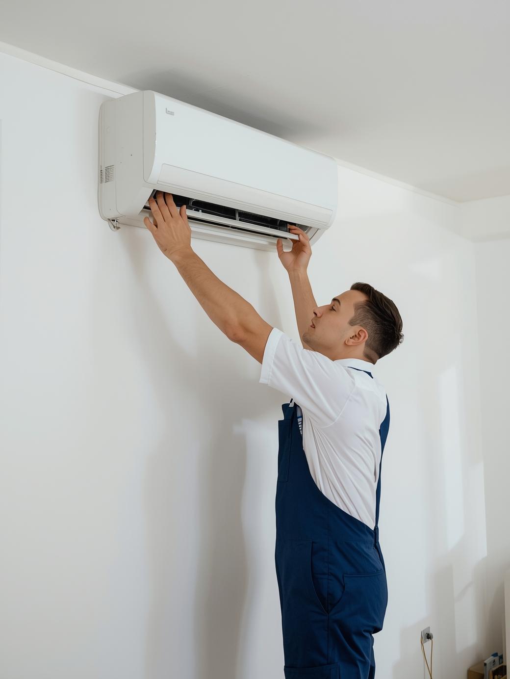 ACCUEIL génère une image réelle pour l'installation d'un climatiseur